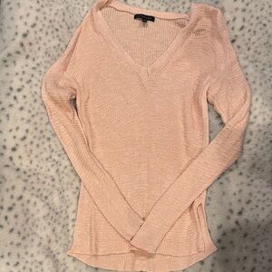 Banana Republic Pale Pink Knit Top